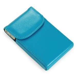  CathyS Concepts Leather Business Card Case, Teal