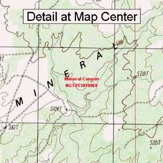  Map   Mineral Canyon, Utah (Folded/Waterproof)