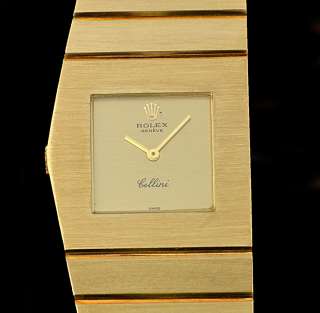 Rolex Cellini King Midas Rare 18k Vintage Watch James Bond With 