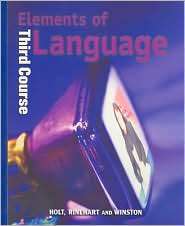 Elements of Language, (0030520037), ODell, Textbooks   