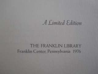 Franklin Library Walden or Life in the Woods Leather Binded Gold Edge 