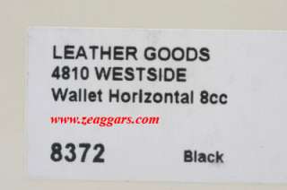 Montblanc Wallet #08372   4810 Westside 8CC   New  