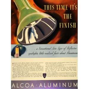   Ad Alcoa Alzak Aluminum Light Reflector Alumilite   Original Print Ad