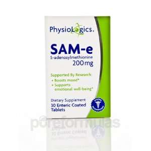  Physiologics SAMe 200mg 30 Tablets