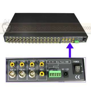 real time 16CH quad processor with audio www.securitycamera2000