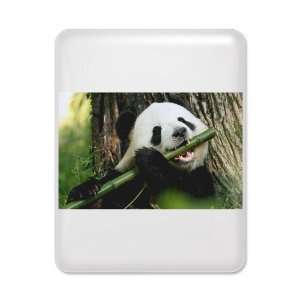  iPad Case White Panda Bear Eating 