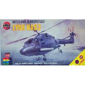  Westland Aerospatiale Lynx HAS3 Helicopter 172 Toys 