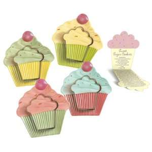   Cupcake Cookie Cutter and Sugar Cookie Recipe Cards Four Styles, Set