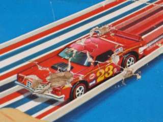 Vintage 1974 Hot Wheels THUNDERSHIFT 500 Redline Flying Colors Race 