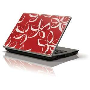  Red and White Floral Print skin for Apple MacBook 13 inch 