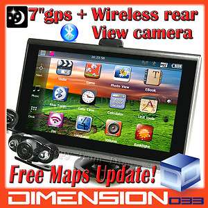 HD GPS+Wireless rear camera Bluetooth 4G Card 128RAM  