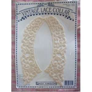    Ecru Vintage Lace Dress/Blouse Collar Arts, Crafts & Sewing