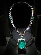 Mackay Emerald and Diamond Necklance, 168 carats Muzo, Colombia, 1931.