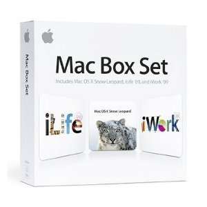  Mac OS X v10.6 Snow Leopard Box Set iLife iWork 