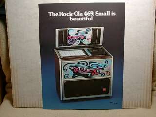  flyer for the Rockola model 469 of 1977, titled The Rock ola 469 