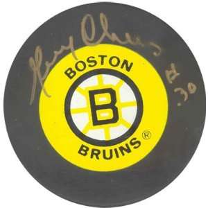  Gerry Cheevers Autographed Puck