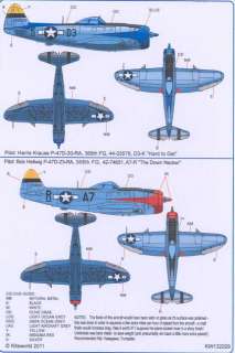 Kits World Decals 1/32 P 47D THUNDERBOLT 368th Fighter Group  