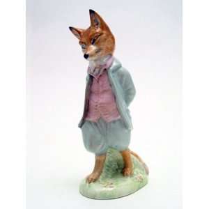  Beatrix Potter Foxy Whiskered Gentleman Gold Oval