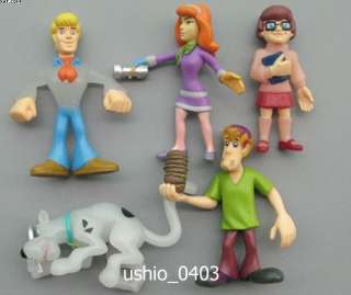 5PCS Scooby Doo Crew Set. Mystery Mates Figure K29  