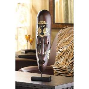    Fascinating Large African Tribal Mask Statue