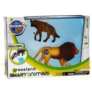  Hyena + African Lion * Scanopedia Item * Discovery Kids * Grassland 