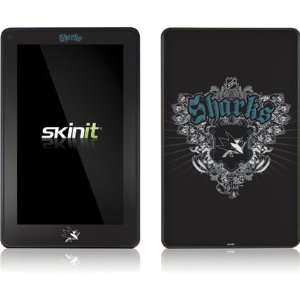   San Jose Sharks Heraldic Vinyl Skin for  Kindle Fire