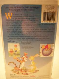   Disney The Many Adventures of Winnie The Pooh VHS 786936001921  