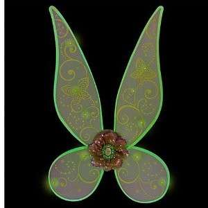  Tinkerbell Glow n the Dark Fairy Wings Light Up Costume 