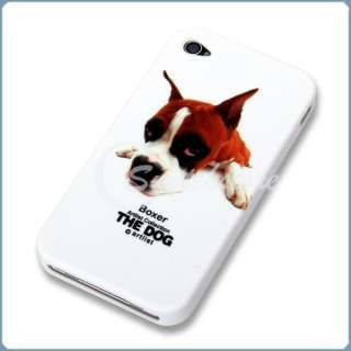  The Dog Silicone Skin Case Cover for iPhone 4 4G 4S White New  