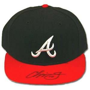  Chipper Jones Atlanta Braves Autographed Hat Sports 