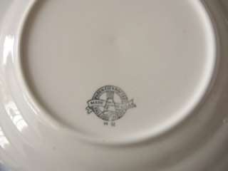 Vintage Paden City Pottery PCP146 4 Square Lunch Plates  
