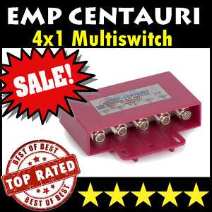 EMP CENTAURI 4X1 DiSEqC 2.0 Multiswitch Switch P.164 IW  