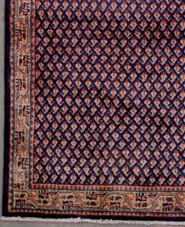 4x10 BLUE PERSIAN PAISLY ORIENTAL WOOL AREA RUG CARPET  