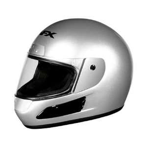  AFX FX 10 Solid Full Face Helmet Small  Silver 