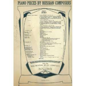   Boston Music Company. ROMANCE. 1909. B.M. CO. 2261. 