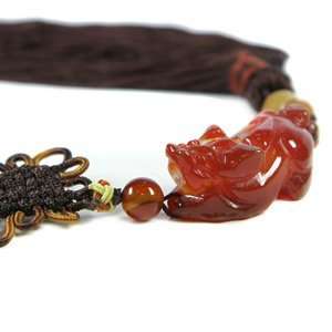 Agate Crystal Pi Yao Tassel