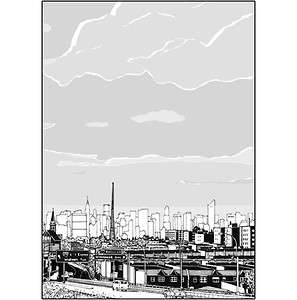 Pack of 5 New York City Note Cards & Envelopes   NYC Skyline, No. 20 