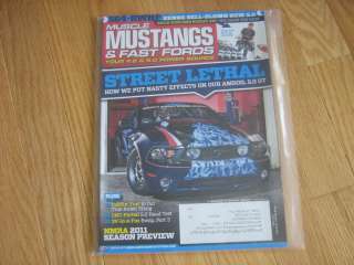 MUSCLE MUSTANG & FAST FORDS MAGAZINE 67 ISSUES LOT  