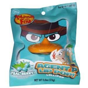   Phineas and Ferb Agent P Lip Pop Party Supplies (Blue) Toys & Games