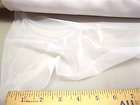 Fabric Stretch Voile White 108 inch Sheer 50 yard Lot items in Fabric 