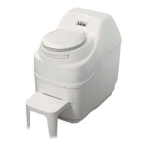   Capacity Electric Composting Toilet, White, 1 ea