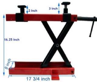 1100LB MOTORCYCLE CENTER SCISSOR JACK LIFT STAND PLATE  