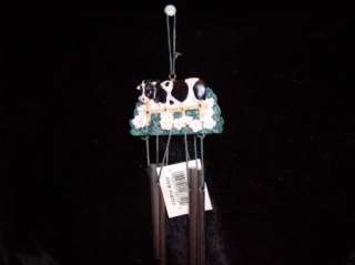 WIND CHIME CUTE NEW COW WIND CHIME BLACK & WHITE COW  