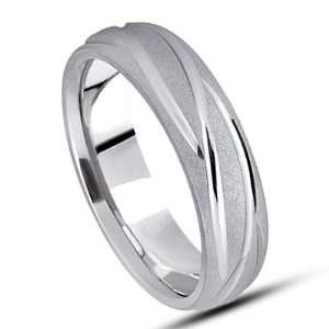  6.0 Mm. New Argentium 935 Non Tarnish Silver Wedding Band 