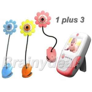 Inch LCD Video Color Baby Monitor 2.4GHz Wireless Camera Daisy 