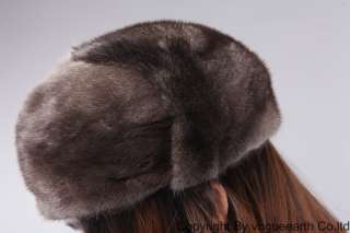 601 new real knitted mink fur 3 color hat/caps  