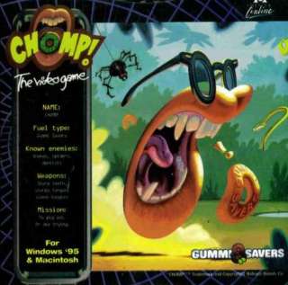 Chomp The Gummi Savers Game PC CD arcade collection  