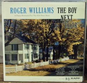 ROGER WILLIAMS The Boy Next Door LP OOP mono easy pop  