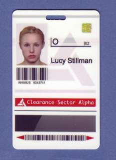 Assassins Creed Lucy Stillman ID Card costume cosplay  