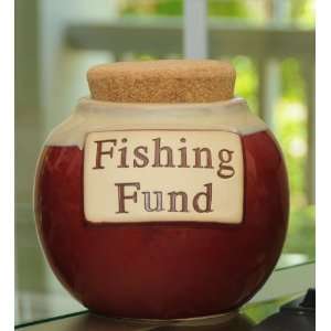  Tumbleweed Pottery Fishing Fund Money Jar Everything 